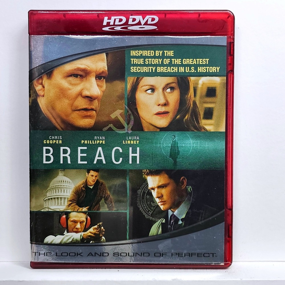 Universal Breach‎ HD DVD DVD Combo Ryan Phillippe Chris Cooper Spy Thriller